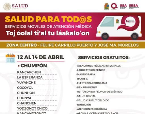 Inicia programa médico sin precedentes en comunidades alejadas de QRoo