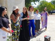 Convocan a brindar apoyo a víctima de violencia vicaria en huelga de hambre