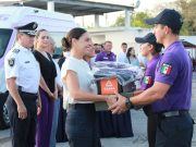 Entrega Ana Paty Peralta insumos a integrantes de GEAVIG para garantizar la integridad de la mujer