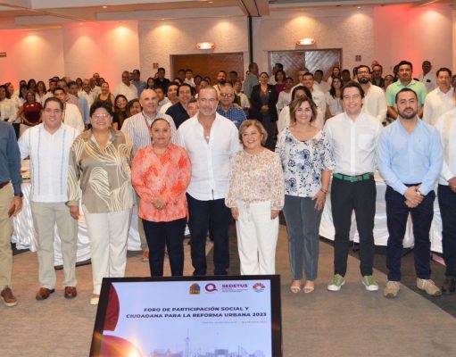 Organiza SEDETUS el Foro de participación social y ciudadana para la Reforma Urbana 2023
