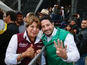 Acompaña Renán Sánchez en cierre de campaña a Delfina Gómez en el Estado de México