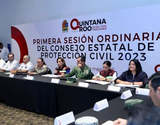 Preside Mara Lezama Consejo Estatal de Protección Civil y destaca cultura de prevención