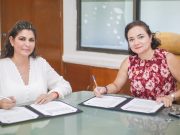 Firma Juanita Alonso convenio para prevenir el trabajo infantil en Cozumel