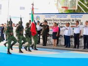 Lili Campos hace realidad cancha con domo en secundaria de Villas del Sol