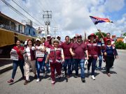 Difunde Marybel Villegas mensaje de Morena y la 4T en Cancún