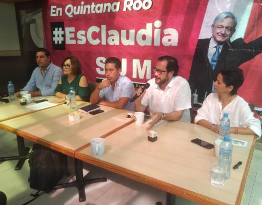 Prevén seguidores del PVEM visita de Claudia Sheinbaum a Q. Roo para julio