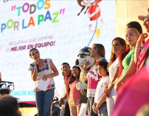 Destaca Ana Paty Peralta asistencia de más de 19 mil cancunenses en 39 jornadas de “Todos por la Paz”