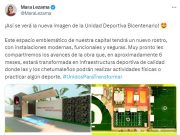 Anuncia Mara construcción y remodelación de la Unidad Deportiva Bicentenario