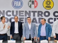 Avalan PAN, PRI y PRD método para candidato opositor