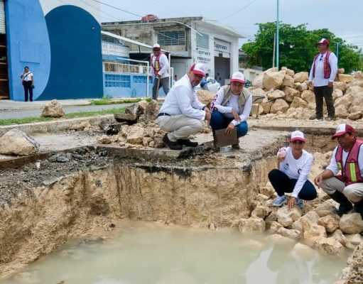 Chetumal| Destina gobierno de Quintana Roo más de un millón de pesos en programa de atención a desfondes en Chetumal