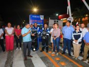 Lili Campos puso en operación los primeros semáforos en Puerto Aventuras