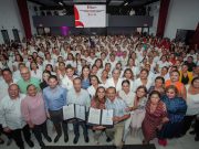Firman Mara Lezama y CROC Nuevo Acuerdo para construir un Quintana Roo de paz para las mujeres