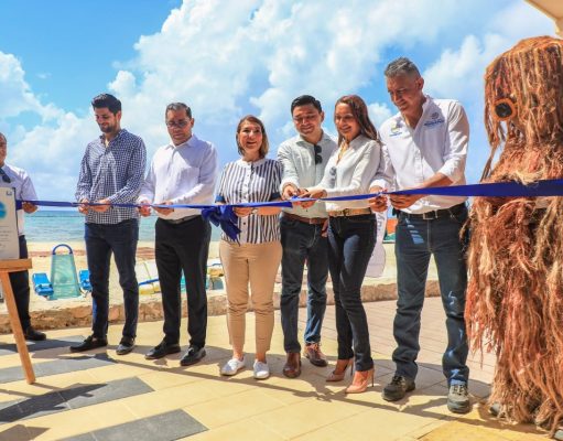 Solidaridad | Inauguran nueva playa inclusiva “Pelícanos