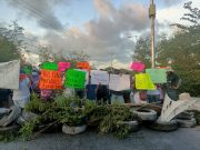Bloquean Arco Vial vecinos inconformes por la apertura del relleno sanitario emergente