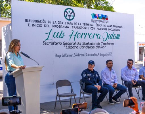 Solidaridad | Lili Campos a favor de servicios dignos para usuarios de transporte