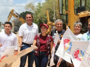 Da Ana Paty Peralta banderazo de inicio de obras en avenida Politécnico Nacional