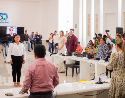 Formalizan cambios en el gabinete municipal de Solidaridad