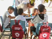 Ana Paty Peralta anuncia entrega de más de 129 mil paquetes de útiles escolares