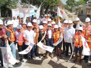 Ana Paty Peralta impulsa obras en Sacbé, Tierra y Libertad 2 y 3, colonias sin servicios