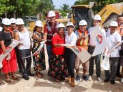 Da Ana Paty Peralta banderazo a trabajos de infraestructura para la colonia “La Noria”