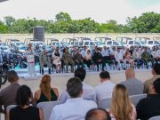 Mara Lezama entrega vehículos y equipamiento a Benito Juárez para el fortalecimiento de la seguridad