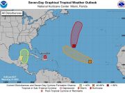 Se forma una zona de baja presión en el noroeste del mar Caribe, cerca de Q. Roo