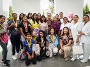 Dan calurosa bienvenida a Sheinbaum en Cancún
