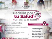 Llevan «Cuadrilla por tu salud» a colonias de Cozumel