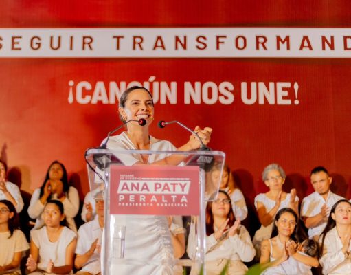 I Informe en Cancún | “¡Imaginen lo que podemos lograr en los próximos años!”: Ana Paty Peralta
