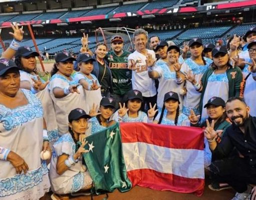 Deportes | Amazonas de Yaxunah lanzan primera bole en juego de Grandes Ligas