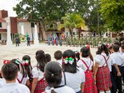 Conmemoran en Cozumel 176 aniversario de la Gesta Heroica en el Castillo de Chapultepec