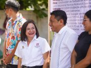Construye gobierno de Juanita Alonso domo en escuela secundaria de Cozumel