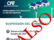 Niega CFE suspensión del servicio en Cancún