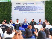 Firma Lili Campos convenio en combate a la violencia política de género