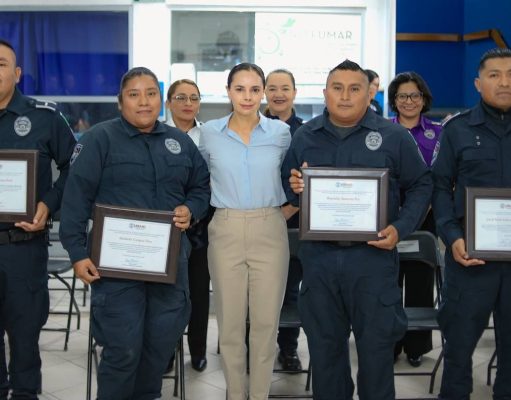 Avanza nuevo modelo de seguridad ciudadana, con capacitación continua a policías de Cancún: Ana Paty Peralta