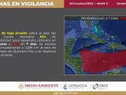 Así es el pronóstico del tiempo para QRoo hoy martes, 31 de octubre