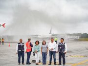 Celebra Juanita Alonso regreso de Delta Airlines a Cozumel