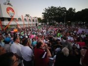 Afiliados de la CROC marchan en Cancún por reforma de 40 horas laborales a la semana