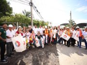 Transforma Ana Paty Peralta con obras inclusivas la calle He-Zaba y la biblioteca pública Dr. Enrique Barocio