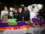 Vive zona turística de Puerto Morelos su noche de Halloween