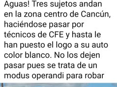 Alertan sobre falsos empleados de CFE que con engaños atracan a ciudadanos