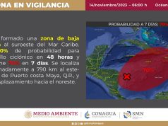 Pronostican fuertes lluvias hoy martes para Quintana Roo