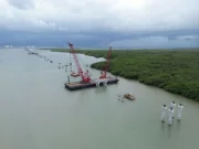 Lleva 35% de avance el Puente Vehicular Nichupté en Cancún
