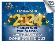 Invita Lili Campos a locales y turistas a recibir el 2024 en el Portal Maya