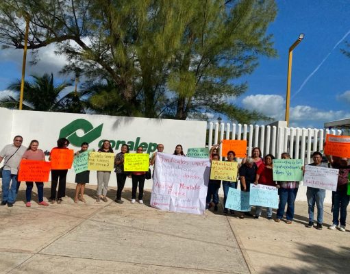 Inician docentes de Conalep en Q Roo protestas por falta de pago