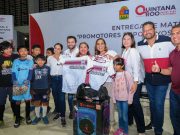 Entrega Mara Lezama más de 4.5 mdp en material deportivo a promotores “A Nivel de Cancha”