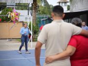 Convive Lili Campos con internos del Centro de Retención Municipal de Solidaridad