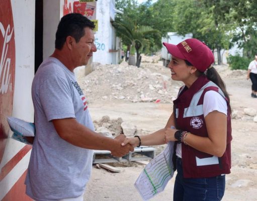 Brinda Ana Paty Peralta justicia social a colonias recién municipalizadas