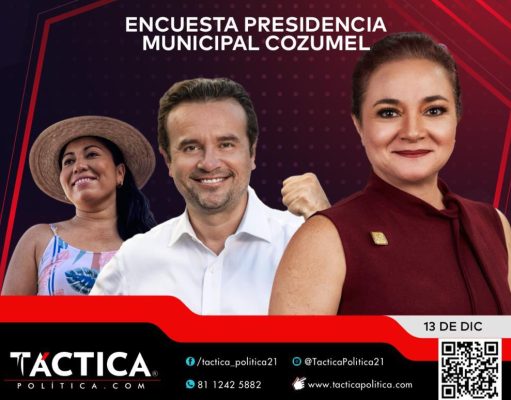 Cozumel | Juanita con números sólidos para su reelección