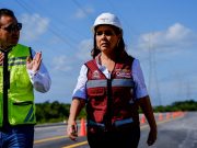 Avanza más del 85% reconstrucción y modernización de Av. Chac Mool: Mara Lezama